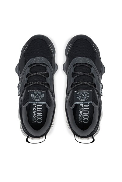VERSACE JEANS COUTURE Adidași bărbați Negri 79YA3SU3 ZSC95 899