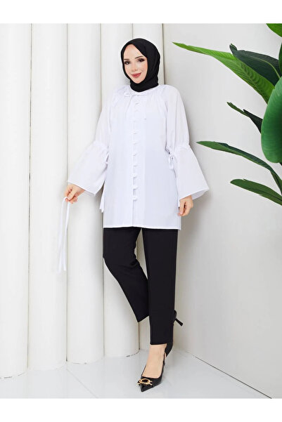 moda periy Tunik Bağcık detaylı