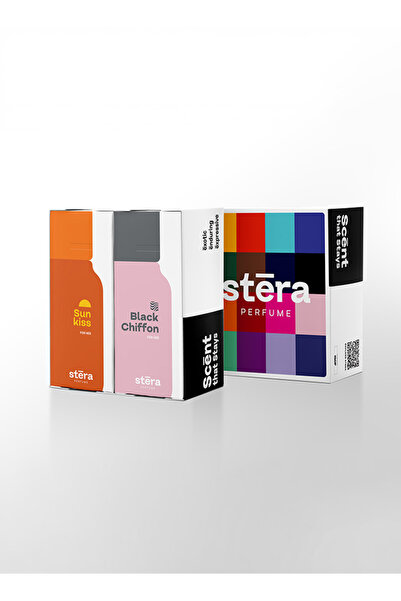 Stera SOFT GLOW Women's Perfume Set of 2 - SUN KISS + BLACK CHIFFON, Eau De P...