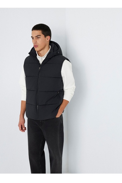 Mavi Removable Hooded Regular Fit Inflatable Men's Vest.