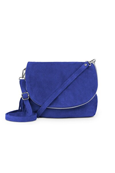 Vera Pelle Geantă din piele Bisaccia Suede Chaber