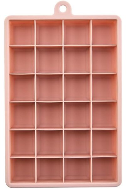 GENERAL GXJZZ Silicone Ice Cube Tray With Lid,24 Girds 1.06-inch Square Ice C...