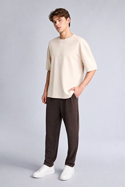 WE&ME Men's Comfortable Cut Casual Sweatpants with Elastic Waist, Laces and P...