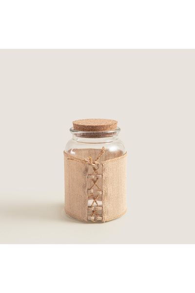 Chakra Ilbida Kavanoz 15cm Natural
