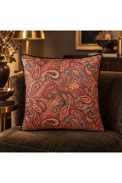 Fabricland Şal-120 Velvet Cushion Cover 43X43 cm Decorative Sofa Pillow Cover...