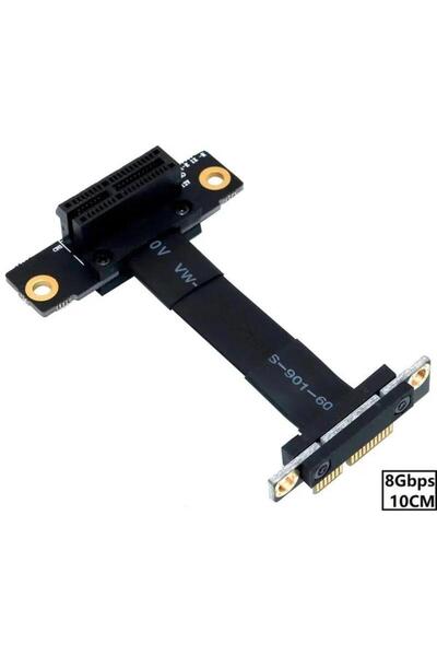 Temiz Pazar 5086 PCI-e Express 1x كابل تمديد أنثى ذكر 10 سم