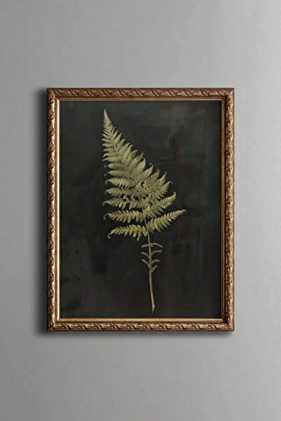 epiqart Fern - Vintage Patterned Painting - Fine Model