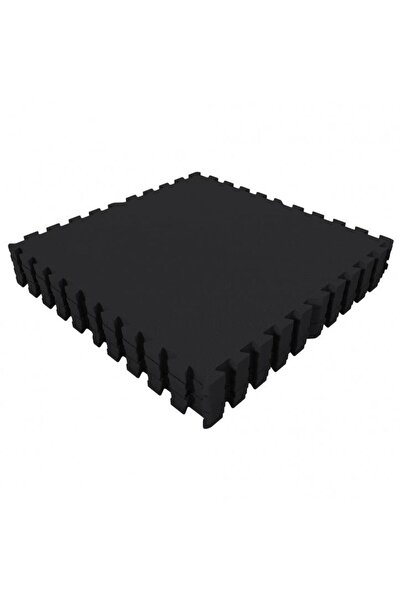 Gorilla Sports Set de covorașe de protecție 60x60 cm - 8 covorașe Negru