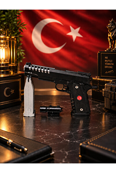 Genel Markalar PREMİUM LAZERLİ BONCUK ATAN TÜRK BAYRAK SİMGELİ +100 BONCUK Eğ...