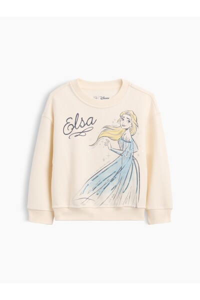 GAP Kız Bebek Kırık Beyaz Disney VintageSoft Sweatshirt