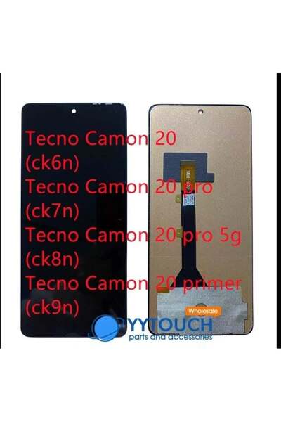 Tecno Camon 20 Uyumlu LCD Ekran Dokunmatik