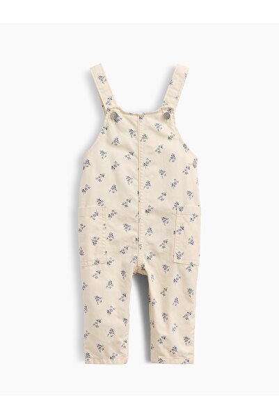 GAP Bebek Çiçek Desenli Baby Floral Print Tulum