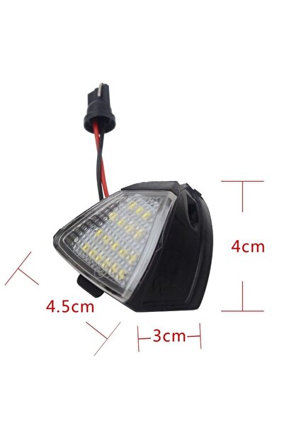 AksoyTuning Volkswagen Golf 5 GTI 2006-2009 Uyumlu Yedek Parça Ayna Altı Led