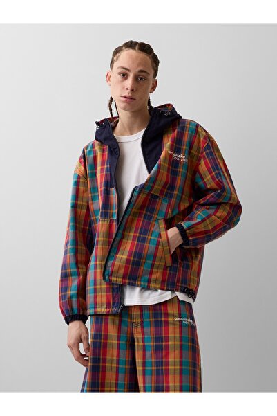 GAP Erkek Çok Renkli × Awake NY Oversized Çift Taraflı Kanvas Ceket