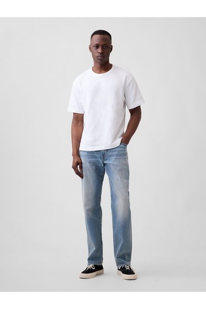 GAP Erkek Açık Mavi GapFlex Straight Jean Pantolon