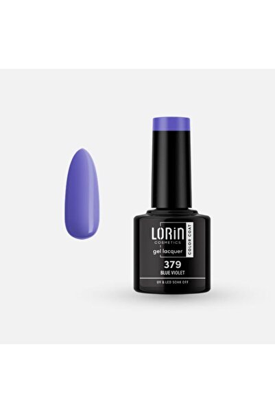 Lorin Cosmetics Lorin Ημιμόνιμο Βερνίκι Νυχιών Τζελ 8ml. # 379 (Μπλε Βιολετί)