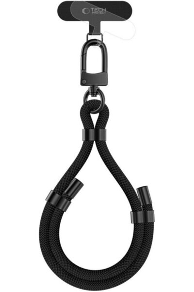 Tech-Protect Λουράκι Χειρός C4S Rope Wrist Strap Αποσπώμενο για Θήκες Κινητών...