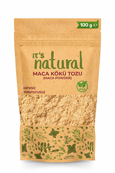 it's Natural Saf Maca Kökü Tozu 100 G (Maka) - Lepidium