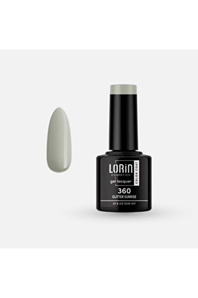 Lorin Cosmetics Lorin Ημιμόνιμο Βερνίκι Νυχιών Τζελ 8ml. # 360 (Γκλίτερ Σάνρα...