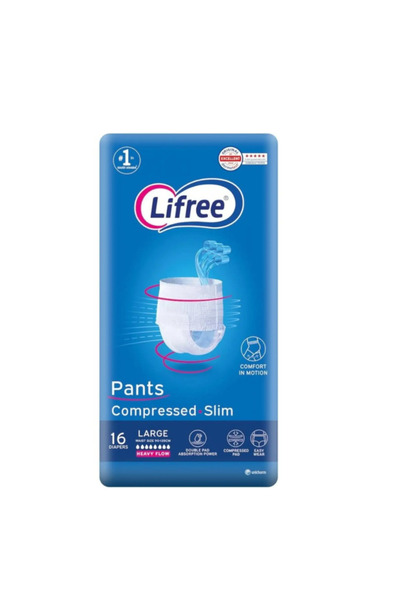Lifree Adult Diapers Cloth Large 16 Pieces
