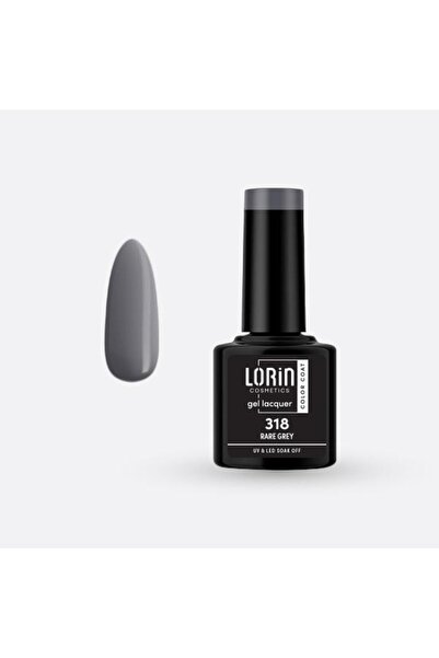 Lorin Cosmetics Lorin Ημιμόνιμο Βερνίκι Νυχιών Τζελ 8ml. # 318 (Σπάνιο Γκρι) ...