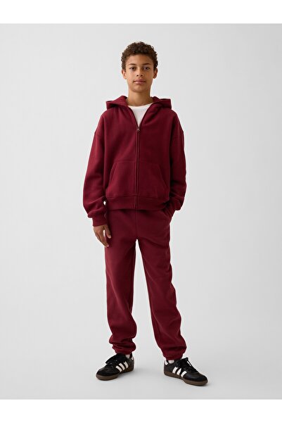 GAP Erkek Çocuk Bordo VintageSoft Relaxed Jogger Eşofman Altı