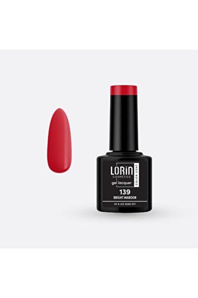 Lorin Cosmetics Lorin Ημιμόνιμο Βερνίκι Νυχιών Τζελ 8ml. # 139 (Φωτεινό Μπορν...