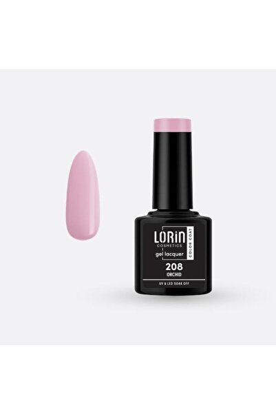 Lorin Cosmetics Lorin Ημιμόνιμο Βερνίκι Νυχιών Τζελ 8ml. # 208 (Ορχιδέα) - Lo...