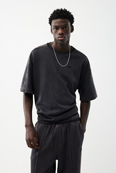 Pull & Bear STWD kısa kollu sweatshirt