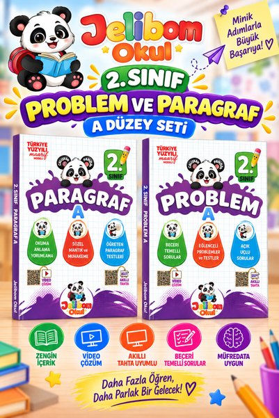 2. Sınıf Paragraf ve Problem A Düzey Seti