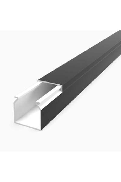 Mutlusan Kablo Kanalı 25X25 Siyah Yapışkanlı 1 Boy 2 Metre