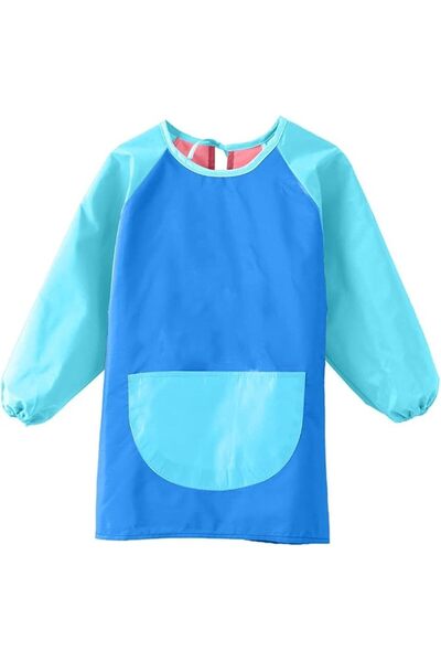 GENERAL Kids Art Smocks, Children Waterproof Artist Painting Aprons Long Slee...