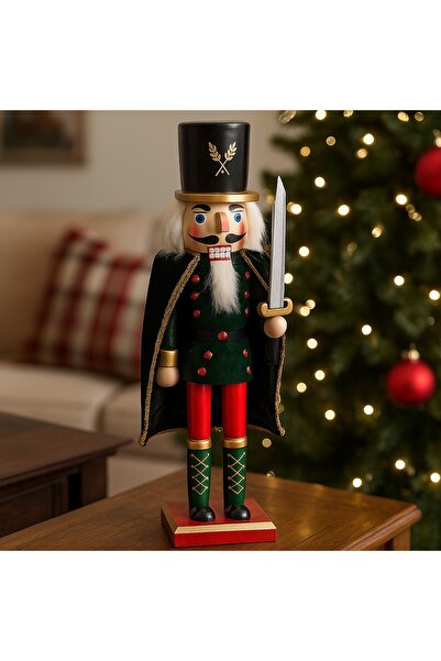 Ornament24 Figurina decorativa Craciun Nutcracker, soldat spargator de nuci d...
