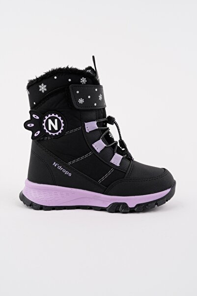 GÜLERSHOES Garantili Orijinal Su Geçirmez Kışlık Kaymaz Kürklü Kız Çocuk Bot ...