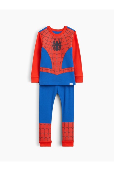 GAP Bebek Kırmızı Spider-Man Organik Brushed Pamuk Pijama Takımı
