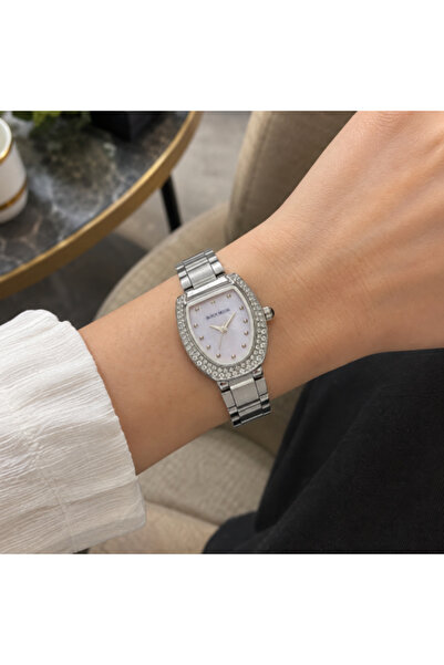 Black Moon Women's Silver Watch