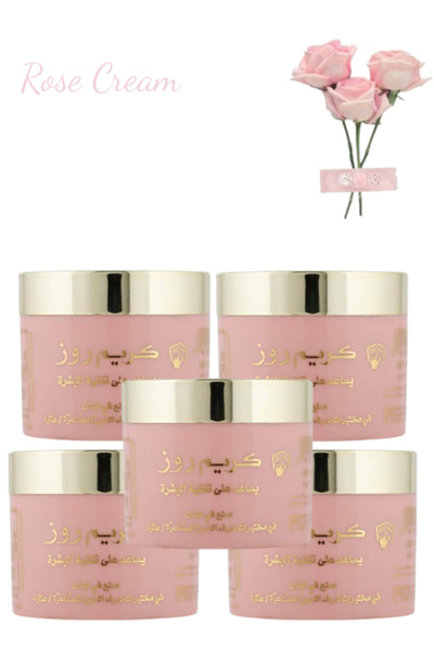 Rose Cream 5 قطع كريم للجسم