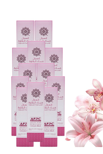 ALKHURAIJI 12 Pieces Afpc Nagawan Musk Wash Intimate Wash 250 ML