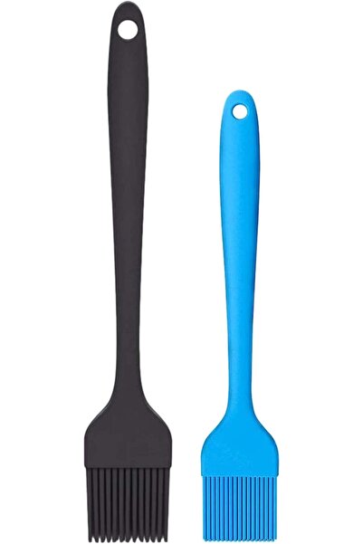 GENERAL Silicone Basting Brush Set 2 Pieces Long Handle Pastry Brushes for Bb...