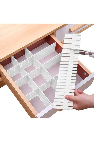 X SPRING Drawer Dividers Organizer, Adjustable Drawer Dividers, 37 Cm Long Dr...