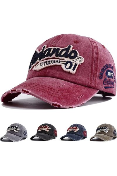 EXCEFORE Baseball Cap Mens, Vintage Baseball Trucker Hat, Cotton Embroidered ...