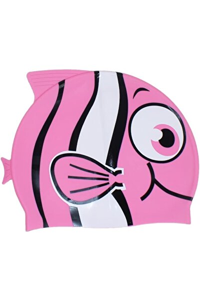 ISHWAZ Silicone High Elastic Kids Swim Cap For Boys And Girls Waterproof Chil...