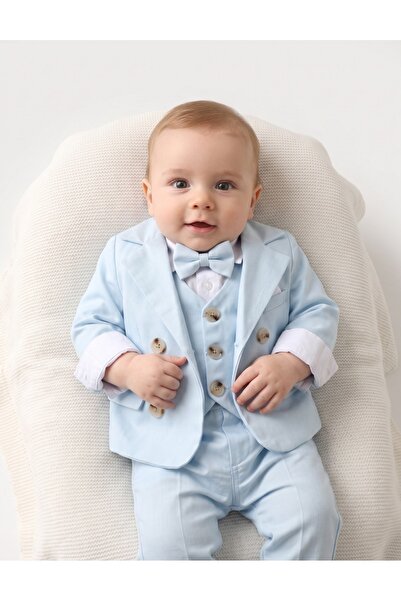 MiniKids Costumas elegant Petru, cu blue