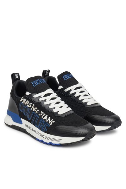 VERSACE JEANS COUTURE Adidași bărbați Negru 899 78YA3SA9