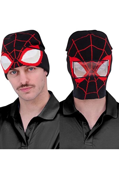 Concept One unisex-adult Marvel Spider-man Miles Morales Roll Down Cuff Beani...