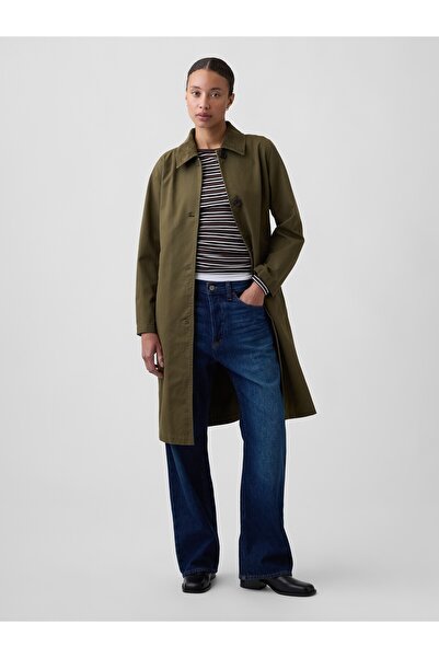 GAP Kadın Haki Modern Trençkot