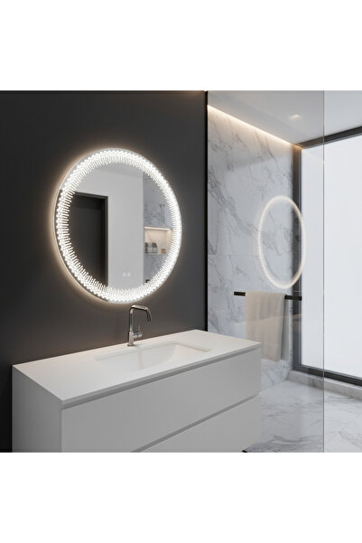DIGITAL Merchandise Oglinda LED Rotunda Nexos, 60cm, 24W, Lumina Calda/ Rece/...