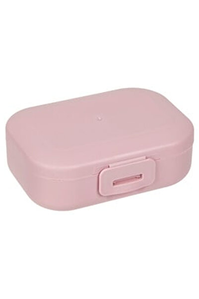 OEM Savoniera de Voiaj din Plastic Powder Pink 11.5x8cm