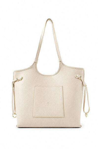 louisiana polo Jkln Women's Shoulder Bag Large Volume Casual Beige Bag Im611-1