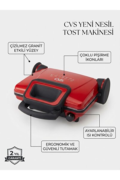 CVS Çok Amaçlı Tost ve Izgara Makinesi